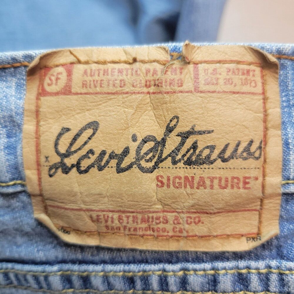 Levis‎ Signature Womens Jeans Size 12 Medium Stretch Boot Cut 34x31 - Picture 8 of 8
